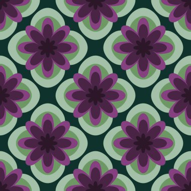 Kumaşlar, kartlar, çarşaflar, çocuklar ve ambalaj kağıtları için çiçeklerle basit, pürüzsüz desen.