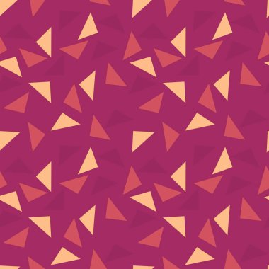 Kumaşlar, tekstil ve ambalajlar, hediyeler, kartlar, çarşaflar ve çocuklar için geometrik dikişsiz üçgen desen