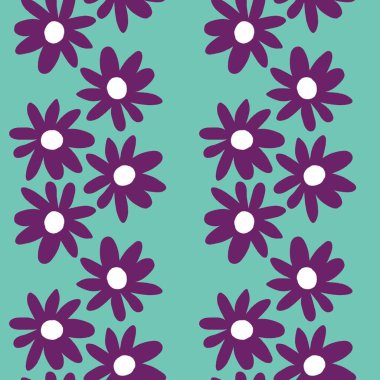 Kumaşlar, tekstil ve ambalajlar, hediyeler, kartlar, çarşaflar ve çocuklar için çiçeksiz çiçek deseni.