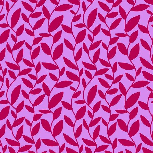 Seamless leaves and branches pattern for fabrics and textiles and cards and linens and wrapping paper — Φωτογραφία Αρχείου