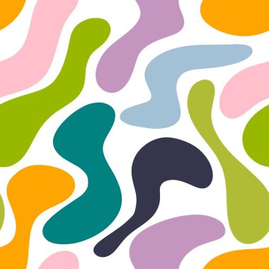 Tekstil ve ambalajlar, hediyeler, kartlar, çarşaflar, çocuklar ve mutfak için soyut noktasız noktalar.