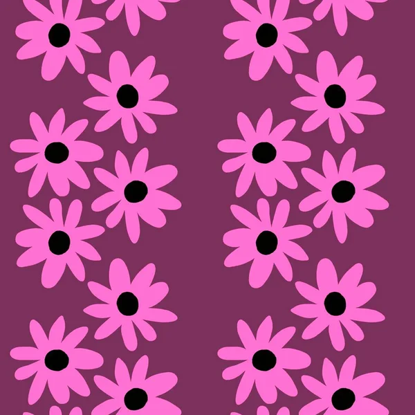 Kumaşlar, tekstil ve ambalajlar, hediyeler, kartlar, çarşaflar ve çocuklar için çiçeksiz çiçek deseni.