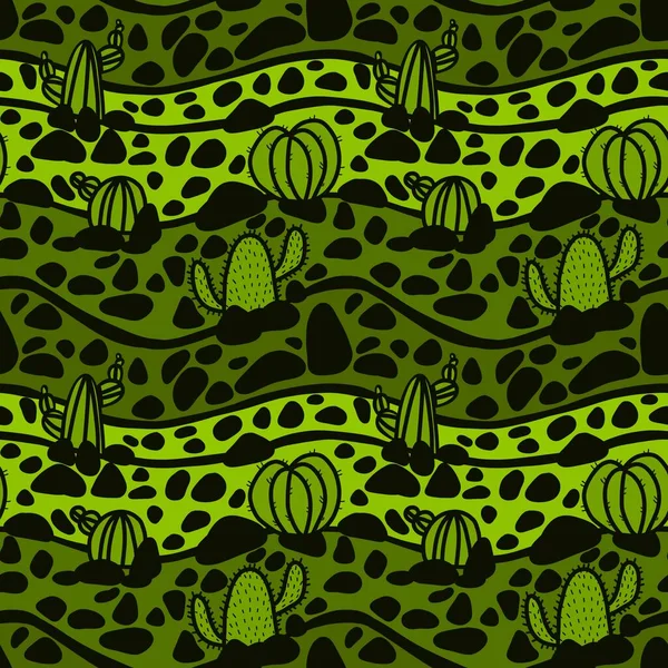 Floral seamless cactus pattern for fabrics and textiles and packaging and gifts and cards and linens and kids — Stock Photo, Image