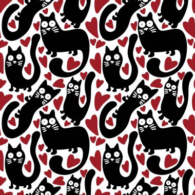 Hayvanlar kumaşlar, tekstil ve ambalajlar, hediyeler, kartlar, çarşaflar ve çocuklar için kusursuz kediler.