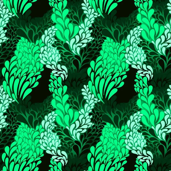 Бесшовный узор с листьями для тканей и текстиля — стоковое фото