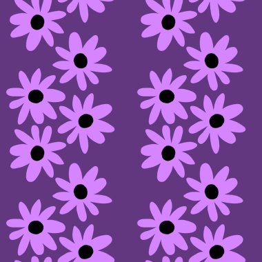 Kumaşlar, tekstil ve ambalajlar, hediyeler, kartlar, çarşaflar ve çocuklar için çiçeksiz çiçek deseni.