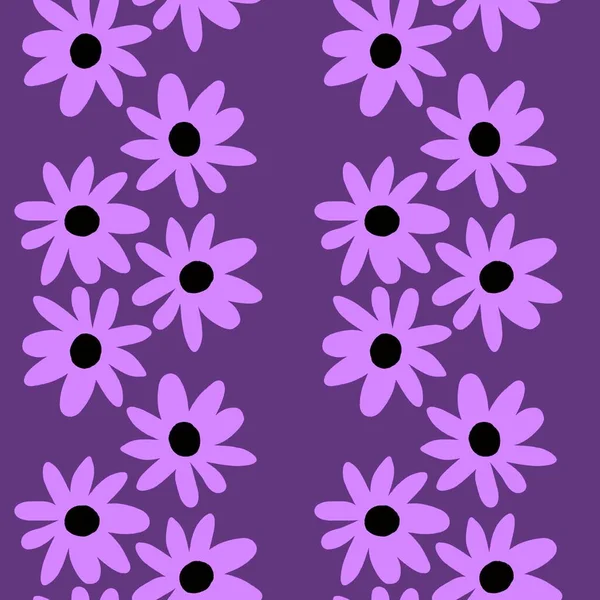 Floral padrão de flor sem costura para tecidos e têxteis e embalagens e presentes e cartões e lençóis e crianças — Fotografia de Stock