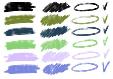 Dergiler, kartlar, hobiler, defterler, çıkartmalar ve çocuklar için boya kalemleri ile set