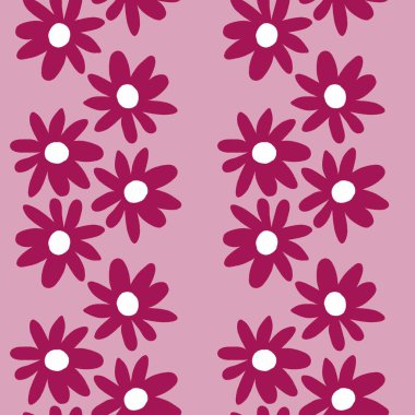 Kumaşlar, tekstil ve ambalajlar, hediyeler, kartlar, çarşaflar ve çocuklar için çiçeksiz çiçek deseni.