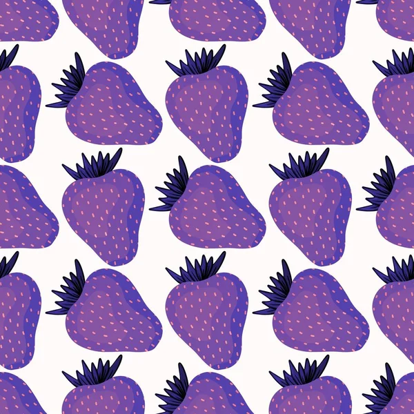 Fruit seamless strawberry pattern for fabrics and textiles and packaging and gifts and cards and linens — Fotografia de Stock