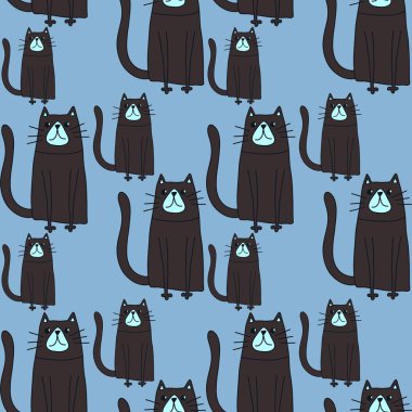 Hayvanlar kumaşlar, tekstil ve ambalajlar, hediyeler, kartlar, çarşaflar ve çocuklar için kusursuz kediler.