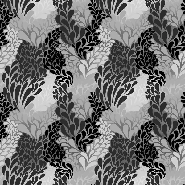 Patrón sin costura con hojas para telas y textiles — Foto de Stock