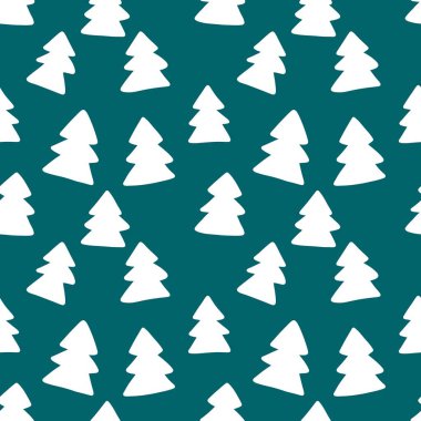 Kumaşlar ve hediyeler için yeşil şirin Noel ağacı