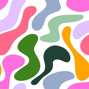 Tekstil ve ambalajlar, hediyeler, kartlar, çarşaflar, çocuklar ve mutfak için soyut noktasız noktalar.