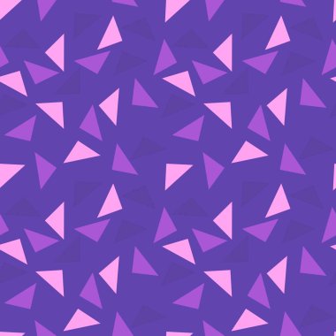 Kumaşlar, tekstil ve ambalajlar, hediyeler, kartlar, çarşaflar ve çocuklar için geometrik dikişsiz üçgen desen