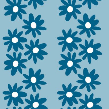 Kumaşlar, tekstil ve ambalajlar, hediyeler, kartlar, çarşaflar ve çocuklar için çiçeksiz çiçek deseni.