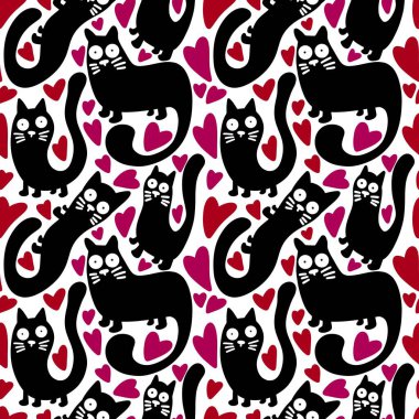 Hayvanlar kumaşlar, tekstil ve ambalajlar, hediyeler, kartlar, çarşaflar ve çocuklar için kusursuz kediler.