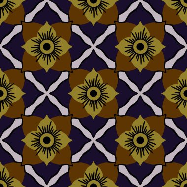 Kumaşlar, kartlar, çarşaflar, çocuklar ve ambalaj kağıtları için çiçeklerle basit, pürüzsüz desen.