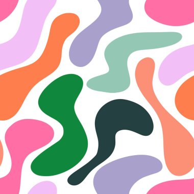 Tekstil ve ambalajlar, hediyeler, kartlar, çarşaflar, çocuklar ve mutfak için soyut noktasız noktalar.