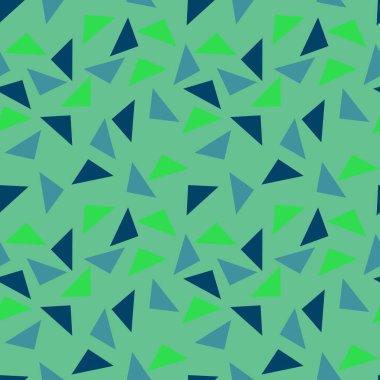 Kumaşlar, tekstil ve ambalajlar, hediyeler, kartlar, çarşaflar ve çocuklar için geometrik dikişsiz üçgen desen