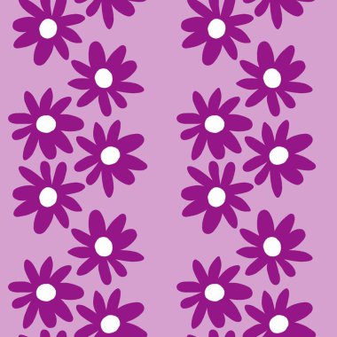 Kumaşlar, tekstil ve ambalajlar, hediyeler, kartlar, çarşaflar ve çocuklar için çiçeksiz çiçek deseni.