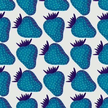 Kumaşlar, tekstil ve ambalajlar, hediyeler, kartlar ve çarşaflar için meyvesiz çilek deseni