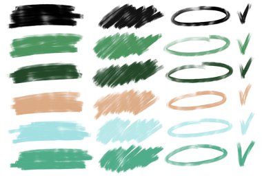 Dergiler, kartlar, hobiler, defterler, çıkartmalar ve çocuklar için boya kalemleri ile set