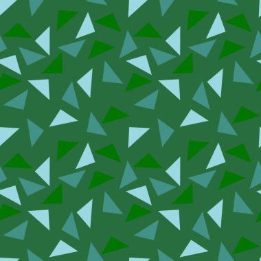 Kumaşlar, tekstil ve ambalajlar, hediyeler, kartlar, çarşaflar ve çocuklar için geometrik dikişsiz üçgen desen