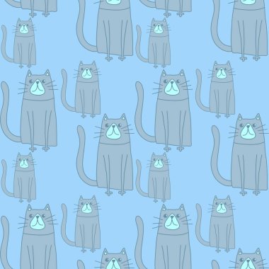 Hayvanlar kumaşlar, tekstil ve ambalajlar, hediyeler, kartlar, çarşaflar ve çocuklar için kusursuz kediler.