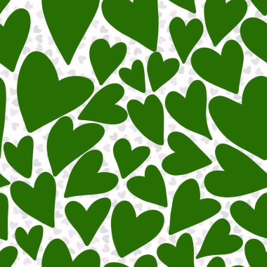 Kartpostallar, hediyeler ve kartpostallar için kalpleri olan kusursuz sevgililer günü desenleri. 