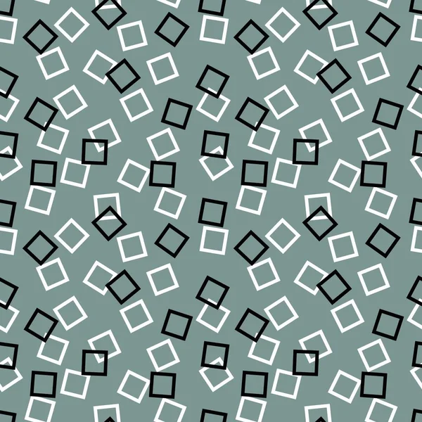 Geometryczny bezszwowy wzór kwadratowy dla tkanin i tekstyliów, opakowań, prezentów i kart kuchennych i pościelowych — Zdjęcie stockowe