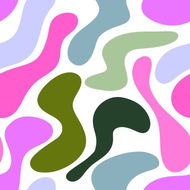 Tekstil ve ambalajlar, hediyeler, kartlar, çarşaflar, çocuklar ve mutfak için soyut noktasız noktalar.