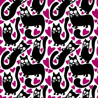 Hayvanlar kumaşlar, tekstil ve ambalajlar, hediyeler, kartlar, çarşaflar ve çocuklar için kusursuz kediler.