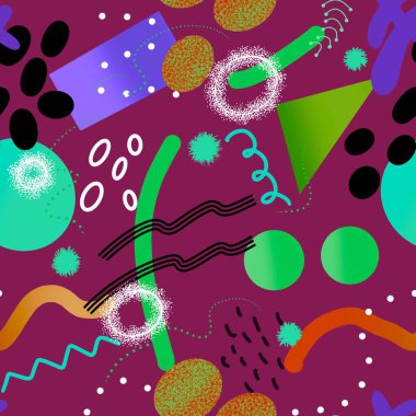 Tekstil ve ambalajlar, hediyeler, kartlar, çarşaflar ve çocuklar için soyut renksiz geometrik desen