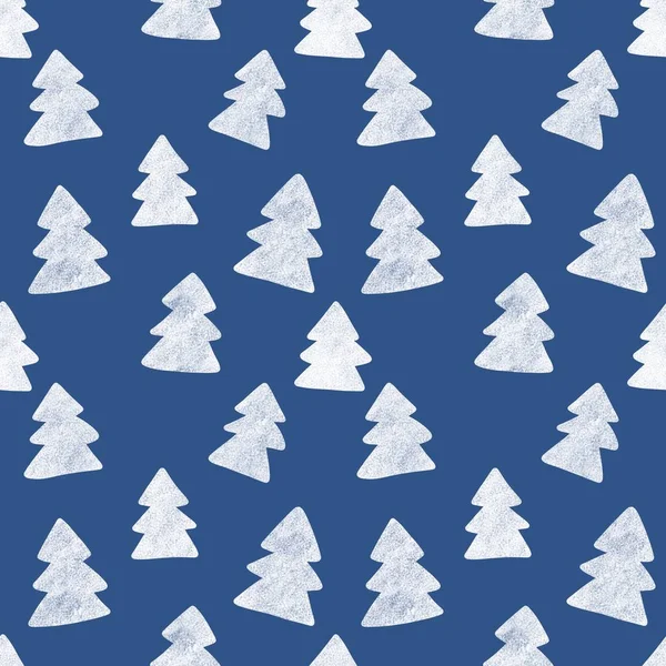 Doodle verde bonito árvore de Natal para tecidos e presentes — Fotografia de Stock