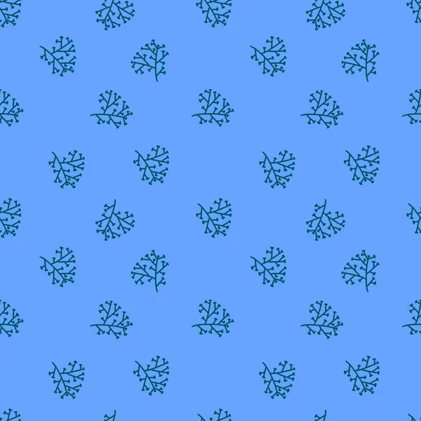 Patrón de ramas sin costura floral para textiles y envases y ropa de cama y regalos y tarjetas y papel de embalaje —  Fotos de Stock
