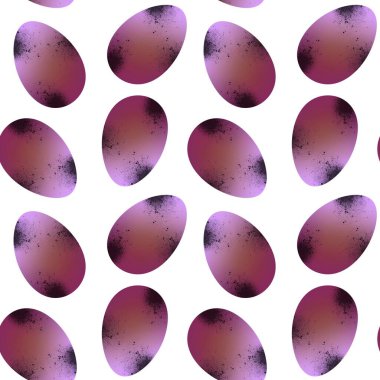 Duvar kağıdı, kumaş, tekstil, ambalaj ve hediyeler için yumurtaları olan paskalya pürüzsüz deseni. 