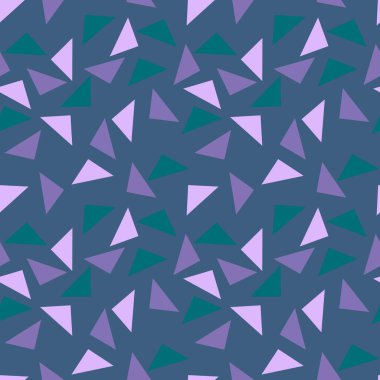 Kumaşlar, tekstil ve ambalajlar, hediyeler, kartlar, çarşaflar ve çocuklar için geometrik dikişsiz üçgen desen