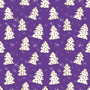 Kumaşlar ve hediyeler için yeşil şirin Noel ağacı