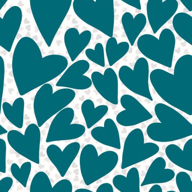 Kartpostallar, hediyeler ve kartpostallar için kalpleri olan kusursuz sevgililer günü desenleri. 