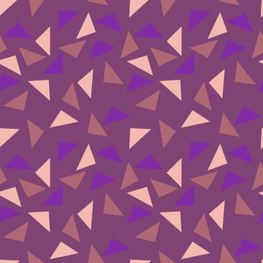 Kumaşlar, tekstil ve ambalajlar, hediyeler, kartlar, çarşaflar ve çocuklar için geometrik dikişsiz üçgen desen