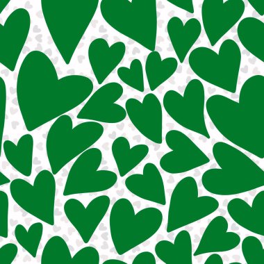 Kartpostallar, hediyeler ve kartpostallar için kalpleri olan kusursuz sevgililer günü desenleri. 