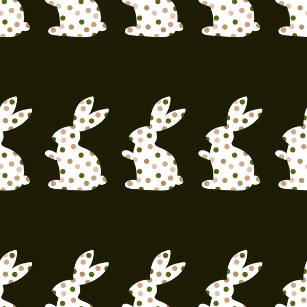 Easter seamless rabbit pattern for fabrics and textiles and packaging and Christmas gifts and kids — Stock Photo, Image