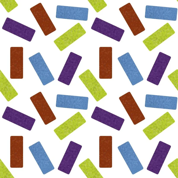 Geometryczny wzór dla dzieci do tkanin i tekstyliów, opakowań, prezentów i papieru do pakowania — Zdjęcie stockowe