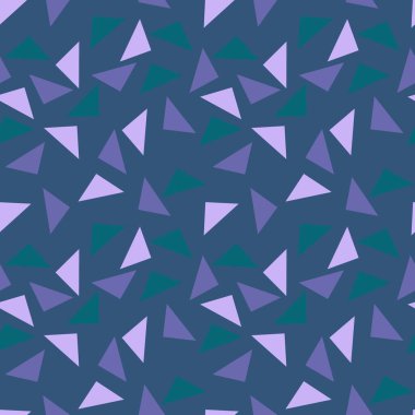 Kumaşlar, tekstil ve ambalajlar, hediyeler, kartlar, çarşaflar ve çocuklar için geometrik dikişsiz üçgen desen