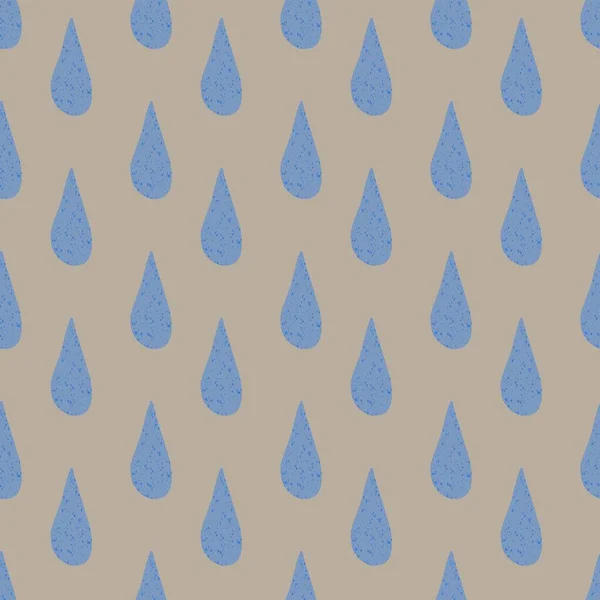 Motif de gouttes d'eau sans couture pluie pour textiles et emballages et cadeaux et cartes et draps et enfants — Photo