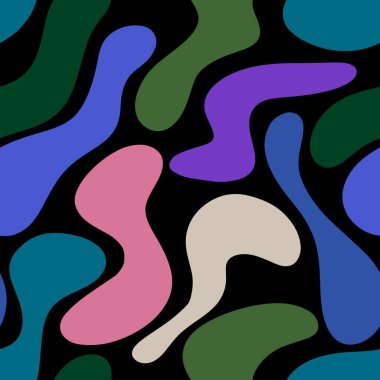 Tekstil ve ambalajlar, hediyeler, kartlar, çarşaflar, çocuklar ve mutfak için soyut noktasız noktalar.