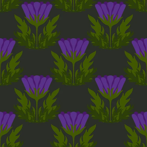 Floral seamless flower pattern for fabrics and textiles and packaging and gifts and cards and linens and kids — Stock Photo, Image