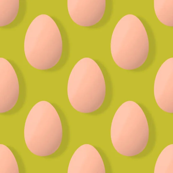 Modèle sans couture de Pâques avec des œufs pour papier peint et tissus et textiles et emballage et cadeaux — Photo
