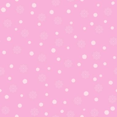 Paketleme ve kumaşlar için mavi zemin üzerinde kar taneleri olan pürüzsüz desen